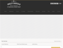 Tablet Screenshot of ensleyfairfieldmattress.com